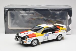 Audi Quattro #24 M. Demuth / M. Daniels Audi Sport Lombard RAC Rally 1982 Minichamps 1:18 155821124 Kov – obrázok 6 z 6