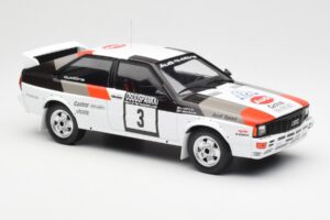 Audi Quattro #3 H. Mikkola / A. Hertz Rally Finland 1982 IXO 1:18 18RMC094A Kov – obrázok 4 z 6