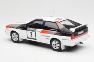 Audi Quattro #3 H. Mikkola / A. Hertz Rally Finland 1982 IXO 1:18 18RMC094A Kov – obrázok 5 z 6