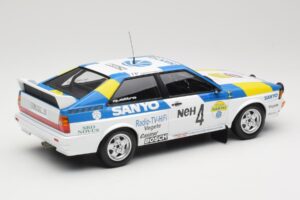 Audi Quattro #4 S. Blomqvist / B. Cederberg Audi Sport Sweden Winners International Swedish Rally 1982 Minichamps 1:18 155821 – obrázok 2 z 6