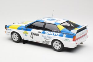 Audi Quattro #4 S. Blomqvist / B. Cederberg Audi Sport Sweden Winners International Swedish Rally 1982 Minichamps 1:18 155821 – obrázok 5 z 6