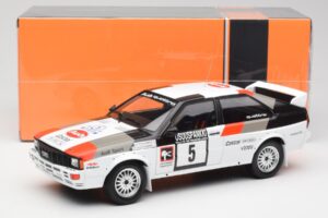 Audi Quattro #5 H. Mikkola / A. Hertz 1000 Lakes Rally 1982 IXO 1:18 18RMC094B Kov – obrázok 6 z 6