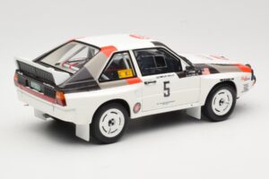 Audi Quattro Sport S1 #5 J. Buffum / N. Wilson Olympus Rally 1986 Otto 1:18 OT1159 Živica – obrázok 2 z 6