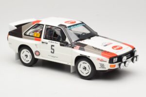 Audi Quattro Sport S1 #5 J. Buffum / N. Wilson Olympus Rally 1986 Otto 1:18 OT1159 Živica – obrázok 4 z 6