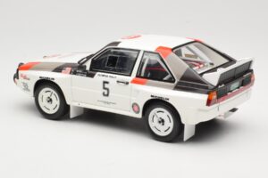 Audi Quattro Sport S1 #5 J. Buffum / N. Wilson Olympus Rally 1986 Otto 1:18 OT1159 Živica – obrázok 5 z 6