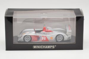 Audi R10 TDI #2 R. Capello / A. McNish Minichamps 1:43 AUDI002 Kov – obrázok 4 z 4