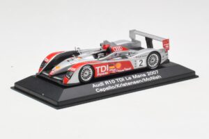 Audi R10 TDI LMP1 #2 R. Capello / T. Kristensen / A. McNish 24 Hours of Le Mans 2007 Minichamps 1:43 5020700223 Kov – obrázok 2 z 4