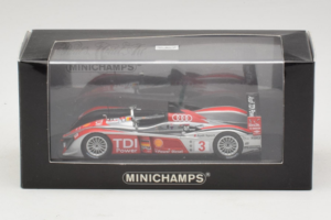 Audi R10 TDI LMP1 #3 L. Luhr / A. Premat 2008 Minichamps 1:43 400089803 Kov – obrázok 4 z 4
