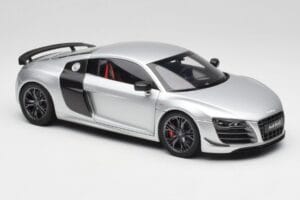 Audi R8 GT Type 42 Ice Strieborný Metallic Kyosho 1:18 09218IS Kov – obrázok 6 z 8