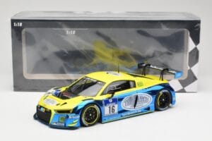 Audi R8 LMS #16 Twin Busch R. Rast / K. Busch 24h Nurburgring 2016 Minichamps 1:18 155161116 Kov – obrázok 6 z 6