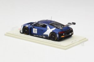 Audi R8 LMS GT3 #17 WRT M. Leonard / D. van der Linde / A. Riberas California 8 Hours 2018 Spark 1:43 US084 Živica – obrázok 3 z 4