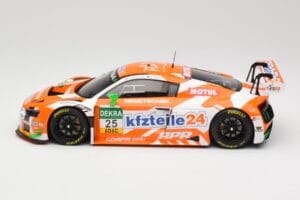 Audi R8 LMS #25 kfzteile24 D. Dobitsch / E. Sandstrom ADAC GT Masters 2016 Minichamps 1:18 155161125 Kov – obrázok 3 z 6