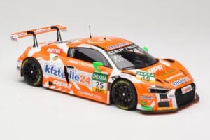 Audi R8 LMS #25 kfzteile24 D. Dobitsch / E. Sandstrom ADAC GT Masters 2016 Minichamps 1:18 155161125 Kov – obrázok 4 z 6