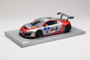 Audi R8 LMS #99 F. Biela / P. Kaffer / M. Fässler / M. Hennerici Phoenix Racing 24 Hours Nürburgring 2009 Spark 1:18 18S041 Ž – obrázok 2 z 6