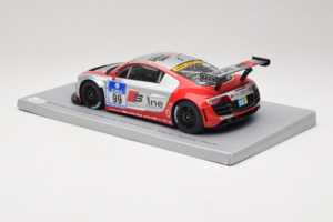 Audi R8 LMS #99 F. Biela / P. Kaffer / M. Fässler / M. Hennerici Phoenix Racing 24 Hours Nürburgring 2009 Spark 1:18 18S041 Ž – obrázok 5 z 6