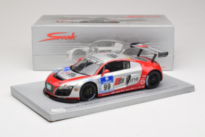 Audi R8 LMS #99 F. Biela / P. Kaffer / M. Fässler / M. Hennerici Phoenix Racing 24 Hours Nürburgring 2009 Spark 1:18 18S041 Ž – obrázok 6 z 6