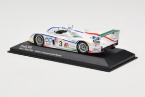Audi R8 LMP1 #3 J. Lehto / M. Werner / T. Kristensen 24 Hours of Le Mans Winner 2005 Minichamps 1:43 400051303 Kov – obrázok 3 z 4