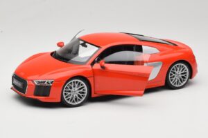 Audi R8 V10 Červený Welly 1:18 18052W Kov – obrázok 2 z 8