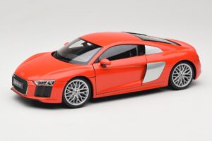 Audi R8 V10 Červený Welly 1:18 18052W Kov