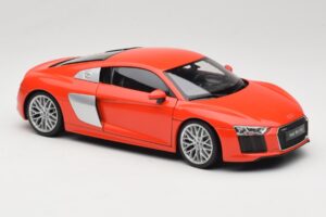 Audi R8 V10 Červený Welly 1:18 18052W Kov – obrázok 6 z 8