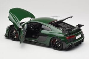 Audi R8 4S V10 Performance Zelený Kengfai 1:18 VAKF-0358 Kov – obrázok 5 z 8