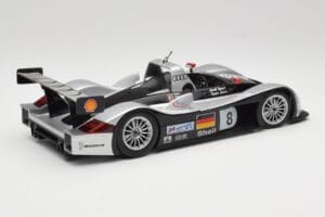 Audi R8R LMP #8 F. Biela / E. Pirro / D. Theys 24 Hours of Le Mans 1999 Maisto 1:18 538881 Kov – obrázok 3 z 8