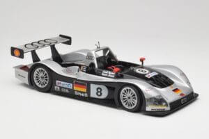 Audi R8R LMP #8 F. Biela / E. Pirro / D. Theys 24 Hours of Le Mans 1999 Maisto 1:18 538881 Kov – obrázok 6 z 8