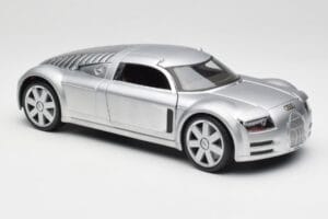 Audi Rosemeyer Strieborný Maisto 1:18 20000001438 Kov – obrázok 6 z 8