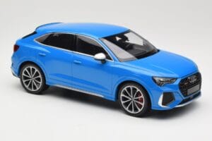 Audi RS Q3 F3 Sportback Modrý Minichamps 1:18 155018101 Kov – obrázok 4 z 6