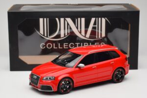 Audi RS3 8P Sportback Červený DNA 1:18 DNA000056 Živica – obrázok 6 z 6