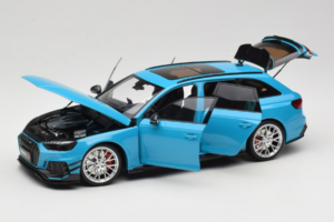 Audi RS4 B9 Avant Darwin Pro Modrý Kilo Works 1:18 KLW002303 Kov – obrázok 2 z 8