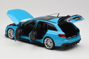 Audi RS4 B9 Avant Darwin Pro Modrý Kilo Works 1:18 KLW002303 Kov – obrázok 5 z 8