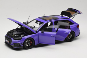Audi RS4 B9 Avant Darwin Pro Fialový Kilo Works 1:18 KLW002301 Kov – obrázok 2 z 8