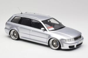 Audi RS4 B5 Avant Strieborný Custom Wheels Otto 1:18 OT521 Živica – obrázok 4 z 6