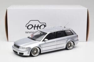 Audi RS4 B5 Avant Strieborný Custom Wheels Otto 1:18 OT521 Živica – obrázok 6 z 6