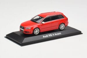 Audi RS4 B7 Avant Červený Minichamps 1:43 5010509213 Kov – obrázok 2 z 4