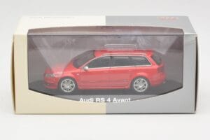 Audi RS4 B7 Avant Červený Minichamps 1:43 5010509213 Kov – obrázok 4 z 4