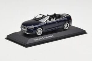 Audi RS5 B8 Kabriolet Estoril Blue Minichamps 1:43 5011215313 Kov – obrázok 2 z 4