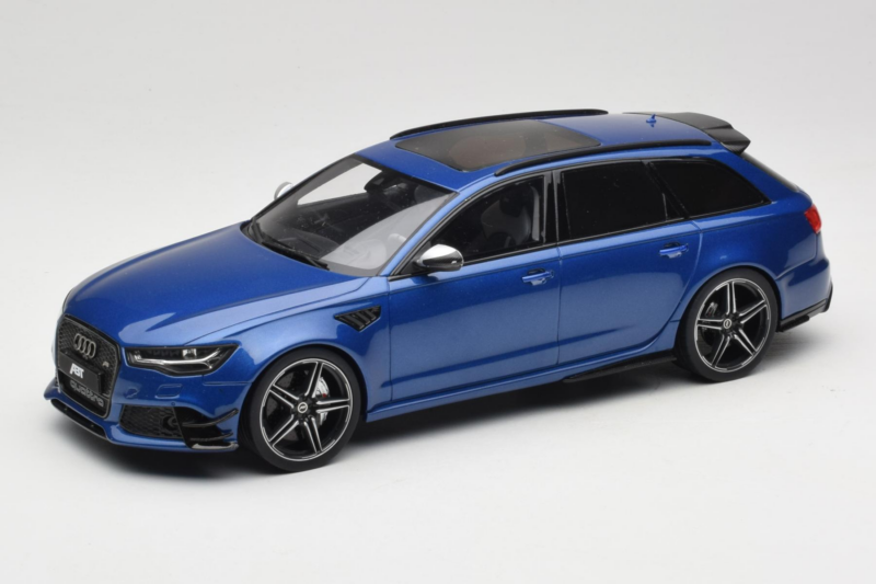 Audi RS6 C7 ABT Performance Avant Modrý Exclusive Edition GT Spirit 1:18 AUDI011 Živica