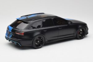 Audi RS6 C7 Avant GMK Modrý & Čierny GT Spirit 1:18 GT799 Živica – obrázok 2 z 6