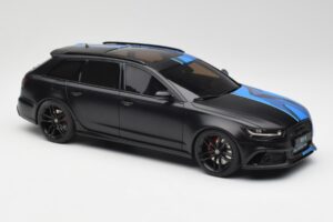Audi RS6 C7 Avant GMK Modrý & Čierny GT Spirit 1:18 GT799 Živica – obrázok 4 z 6