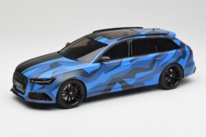 Audi RS6 C7 Avant GMK Modrý & Čierny GT Spirit 1:18 GT799 Živica