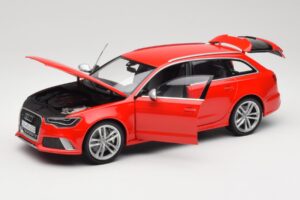 Audi RS6 C7 Avant Červený Minichamps 1:18 110012011 Kov – obrázok 2 z 8