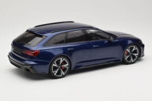 Audi RS6 C8 Avant Blue Metallic Minichamps 1:18 155018011 Kov – obrázok 2 z 6