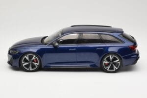 Audi RS6 C8 Avant Blue Metallic Minichamps 1:18 155018011 Kov – obrázok 3 z 6