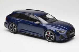 Audi RS6 C8 Avant Blue Metallic Minichamps 1:18 155018011 Kov – obrázok 4 z 6
