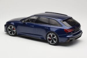 Audi RS6 C8 Avant Blue Metallic Minichamps 1:18 155018011 Kov – obrázok 5 z 6