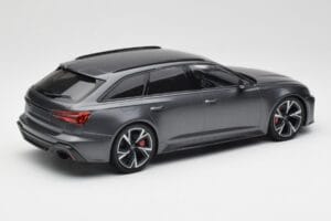 Audi RS6 C8 Avant Matt Grey Minichamps 1:18 155018015 Kov – obrázok 2 z 6