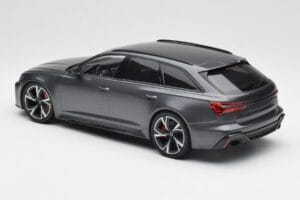 Audi RS6 C8 Avant Matt Grey Minichamps 1:18 155018015 Kov – obrázok 5 z 6