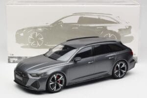 Audi RS6 C8 Avant Matt Grey Minichamps 1:18 155018015 Kov – obrázok 6 z 6